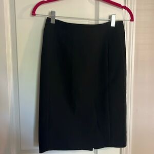 Loft black pencil skirt size  2